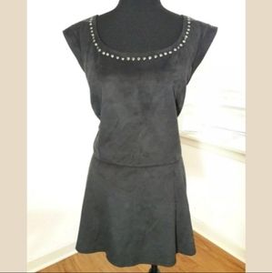 Torrid K Flash Faux Suede Peplum Top Size 3 Blouse